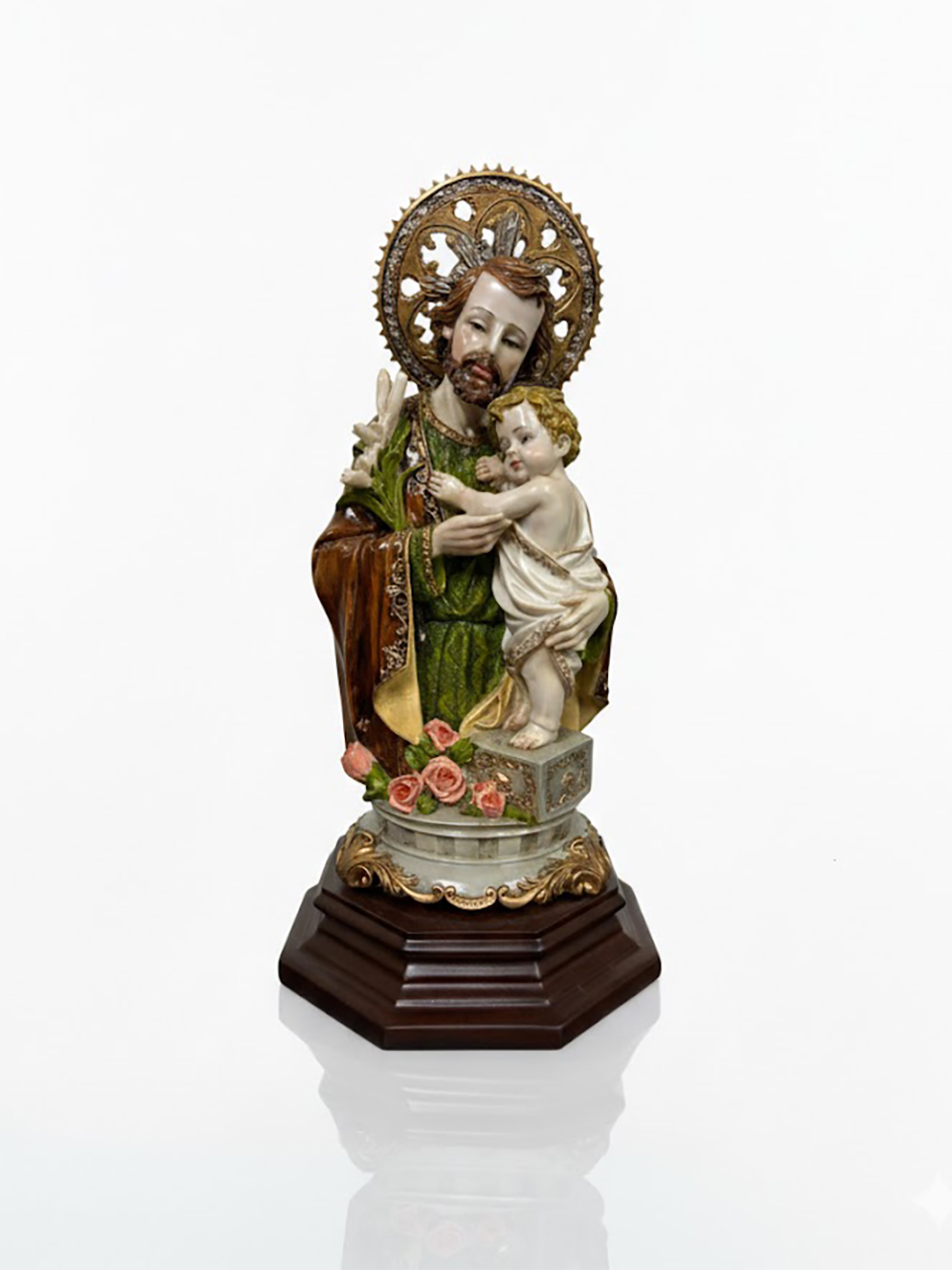 San José de Medio Cuerpo con Resplandor