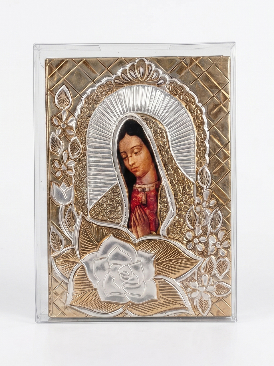 Biblia Latinoamericana de Virgen de Guadalupe Medio Cuerpo