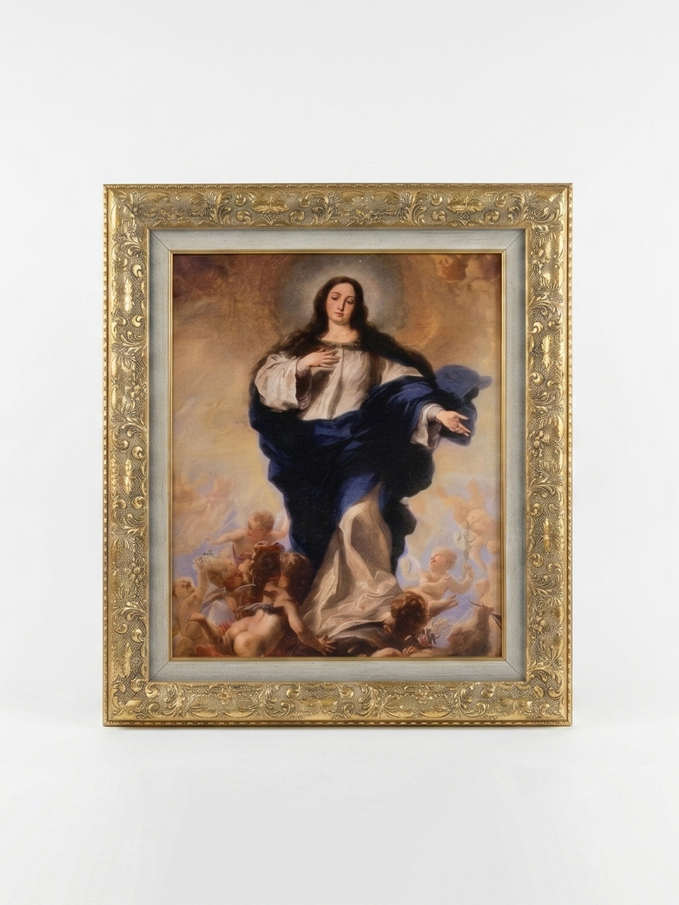 Cuadro Virgen de la Asuncion con María Luisa
