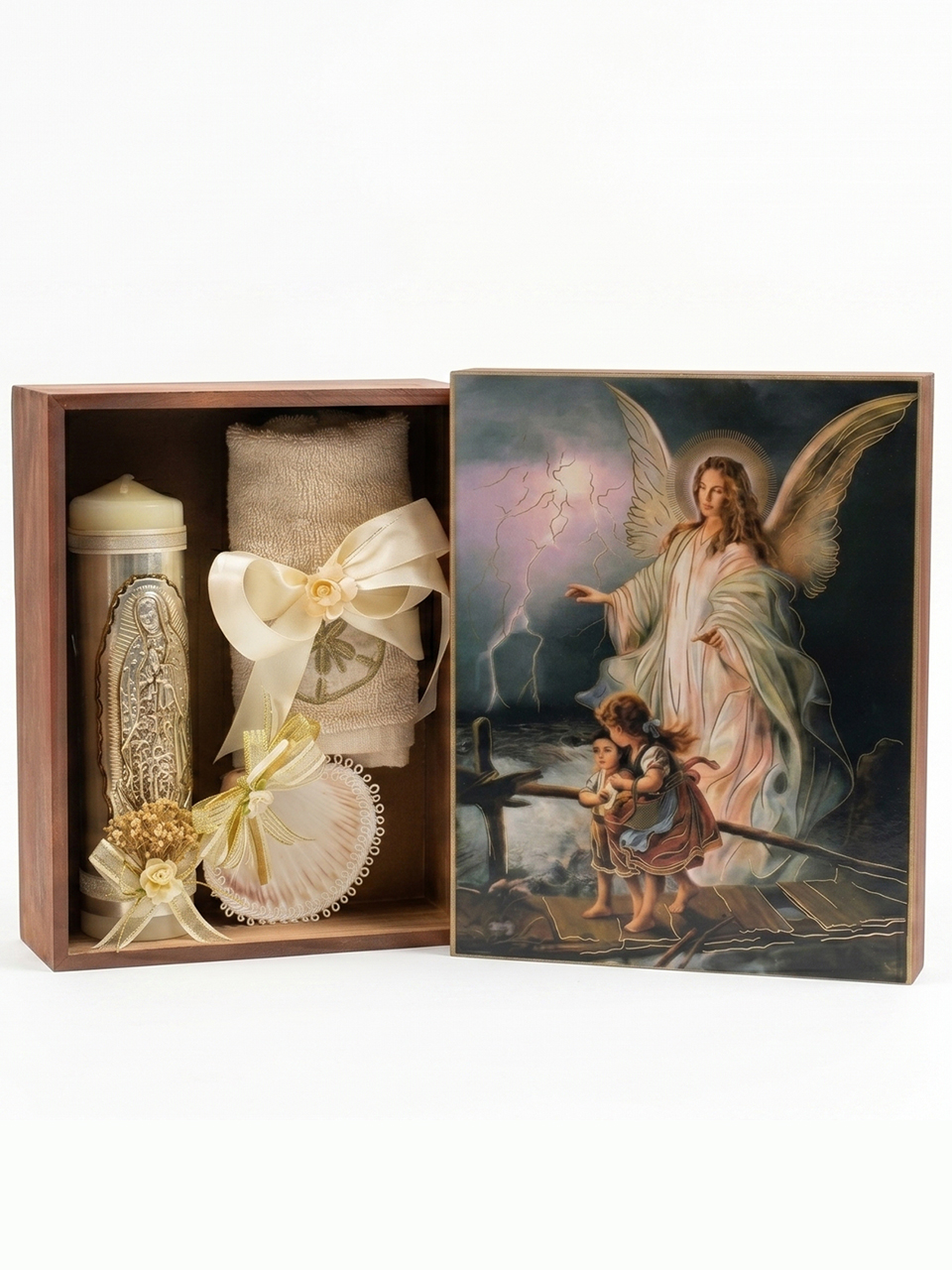 Kit de Vela Bautizo Ángel de la Guarda